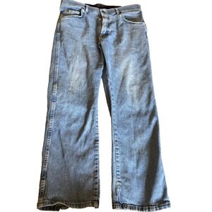 Nautica Jeans Blue Men's Size 36 x 32 Relaxed Fit Straight Leg  Class‎ Zip